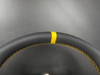 Volant en cuir style R Line avec boutons de démarrage/arrêt et de sélection de mode de conduite pour VW Golf MK7/MK7.5 GTI R Polo Passat CC Jetta