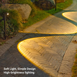 Lampe solaire à détecteur de mouvement LED pour mur, camping, pelouse, allée, éclairage paysager extérieur étanche à filament de tungstène pour jardin - Product Image 4
