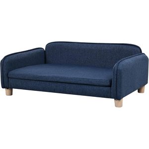 เตียงสุนัขขนาดกลางโซฟาสัตว์เลี้ยงโครงไม้พร้อมเบาะซักได้เก้าอี้โซฟาสุนัขผ้าลินินสำหรับสัตว์เลี้ยงขนาดเล็กและ XL - Product Image 5