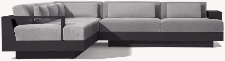 Patio Furniture Metal Aluminum Outdoor Patio Furniture Villa Garden Sofa Set