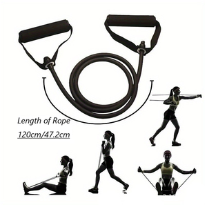 Allenamento a casa allenamento di forza 5 livelli fascia di resistenza del tubo <span class=keywords><strong>con</strong></span> maniglie tirare la corda esercizio <span class=keywords><strong>Fitness</strong></span> elastico - Product Image 2