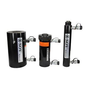 Gatos/cilindros hidráulicos de aluminio, serie RAR, 100 toneladas, 70MPa, peso ligero, doble acción - Product Image 5