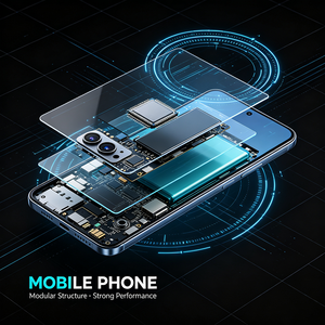 สมาร์ทโฟนหน่วยความจำขนาดใหญ่ 5G ชาร์จเร็ว หน้าจอสัมผัส แบตเตอรี่ใช้งานได้ยาวนาน - Product Image 6