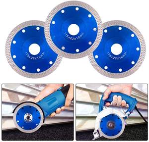 Mesh Turbo Segments 7 '180mm Hot Press Cutting Tile Turbo Diamond Saw Blade Disc pour porcelaine - Product Image 4