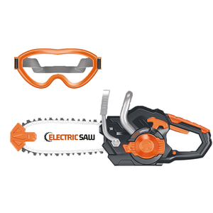 Ensemble d'outils de jeu pour enfants, maisonnette de jardin, tronçonneuse électrique simulée avec sons - Product Image 4