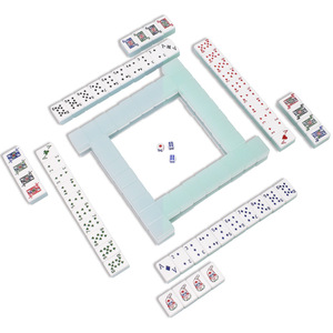 Juego de Mahjong Acrílico Moderno Latinoamericano, Serie Royal Saint, Fichas de Gel Hechas a Mano, para Uso Doméstico y Colección - Product Image 1