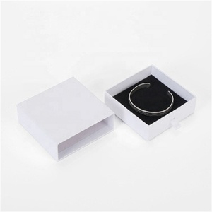Caja de embalaje de regalo de papel blanco de lujo, cajón deslizante, caja de joyería <span class=keywords><strong>para</strong></span> anillo, pendiente, collar, pulsera, cuentas - Product Image 2