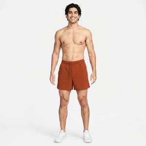 Pantalones cortos de secado rápido naranja sólidos para hombre, logotipo personalizado, cordón en la cintura, ropa deportiva atlética de verano, entrenamiento, gimnasio, envío DDP - Product Image 1