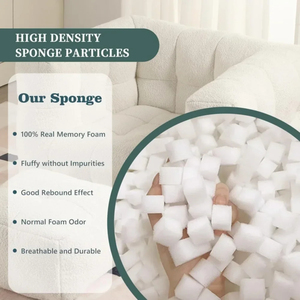 Puf Otomano Cuadrado Tapizado en Terciopelo, Diseño Contemporáneo, Ahorra Espacio, Mueble de Dormitorio, Fácil de Enviar, Venta al Por Mayor en Línea - Product Image 3