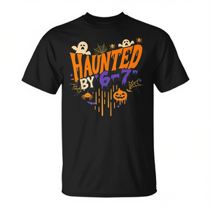 Haunted By 6 7 Drip - Camiseta de Halloween para mujer, camiseta de disfraz - Product Image 2