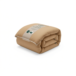 Edredón Voga Vianney King Size Color Camel, 100% Algodón con Relleno de Poliéster, para Uso en las Cuatro Estaciones - Product Image 1