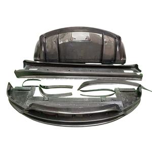 Kit carrosserie pour <span class=keywords><strong>Tesla</strong></span> modèle <span class=keywords><strong>X</strong></span> 60D 75D <span class=keywords><strong>90D</strong></span> mise à niveau des jupes latérales de la lèvre avant diffuseur arrière spoiler bodykit - Product Image 1