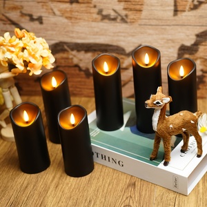 Juego <span class=keywords><strong>de</strong></span> <span class=keywords><strong>Siete</strong></span> Velas LED Parpadeantes con Dos Controles Remotos y Temporizadores, Perfecto para Decoraciones Festivas y Regalos Navideños - Product Image 4