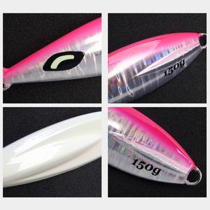 SKM Super dur matériel de pêche à l'achigan 20g-350gMetal Cast Jig cuillère leurre appât artificiel rivage pêche lente poisson d'eau salée - Product Image 4