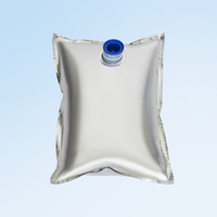 Aseptische zakdispenser van 5 liter in doos, aluminiumfolie verpakking voor dranken, sap, puree en siroop