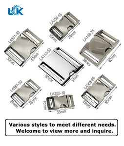 Dây Đai Vải <span class=keywords><strong>5</strong></span>/<span class=keywords><strong>8</strong></span> "Hợp Kim Kẽm Kim Loại Cong Cong Bên Phát Hành Nhanh Khóa 15Mm Khóa Cổ Chó - Product Image 5