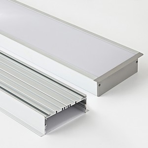 10035a chất lượng tốt 100mm rộng lõm dày hơn dẫn nhôm đùn hồ sơ cho tản nhiệt của công suất cao dẫn ánh sáng - Product Image 4