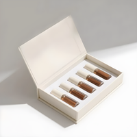 Boîte cadeau magnétique en papier magnétique de luxe pour échantillons de parfum, emballage de produit