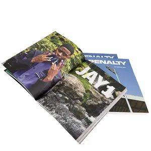 Magazine Printing Company High Quality Custom Size A4 Magazine Photo Book Printing Glossy Offset Printing On Art Paper With Soft Cover For Novels
