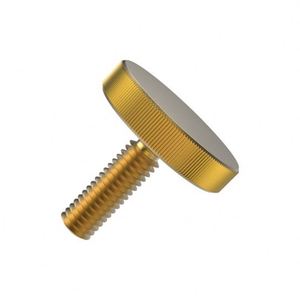 #8-32 Brass Thumb <b>Screws</b> Knurled Head Solid Brass Machine <b>Screws</b> - Product Image 4