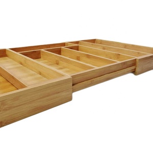Organizador de Cubiertos de Bambú para Cajones, Organizador de Utensilios de Cocina, Precio Competitivo y Duradero - Product Image 4