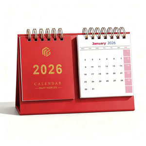 Calendrier personnalisé avec cadre <span class=keywords><strong>photo</strong></span>, cadeau de bureau, reliure spirale ou agrafée, impression quotidienne et mensuelle, calendrier mural ou de bureau 2026 - Product Image 6