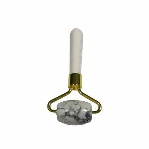 Factory Price White Turquoise Resin Rod <b>Roller</b> for Facial Massage Face SPA - Product Image 4