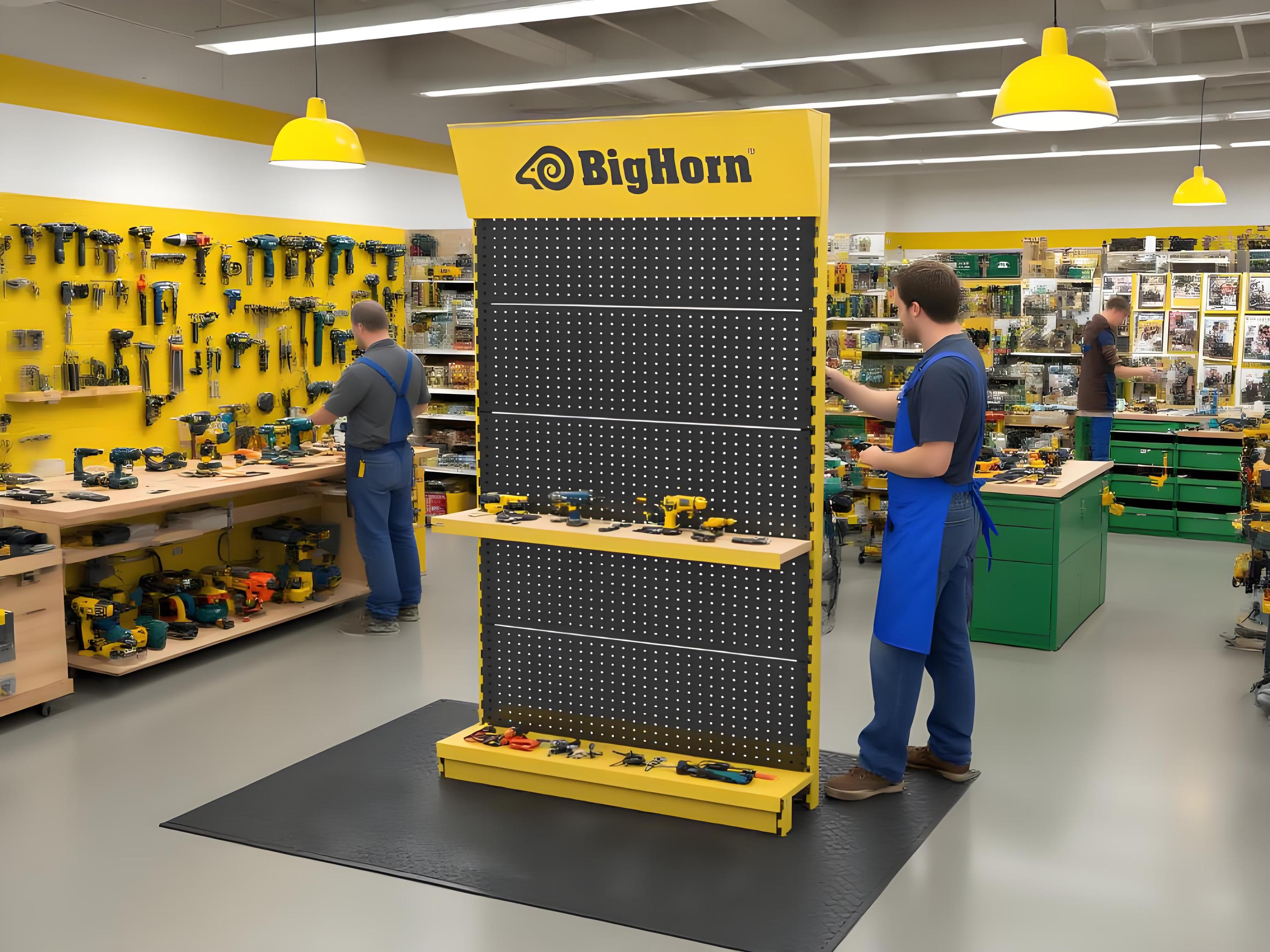Apache Custom Metal Pegboard Hook Single-Side Display Stand for Auto Repair Shop Factory Use Supermarket Shelves for Hardware — view 3