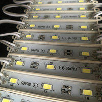 Module Led étanche 12V SMD 5730 3 LED époxy 0.6w lumière 75*12mm