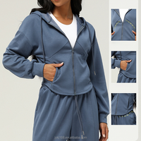 Fabricant de vestes de sport à manches longues unisexes, respirantes, à séchage rapide, avec poches, pour la salle de sport, avec fermeture éclair, pour l'extérieur