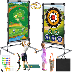 <span class=keywords><strong>Jeu</strong></span> de lancer de couteau en gros, tapis d'entraînement au chipping, clubs de golf à la cible, ensemble arc et flèche pour les tout-petits - Product Image 1