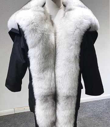 natural white fox -no cuff