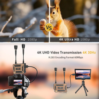 Extension sans fil HDMI 4K UVC 720FT pour ordinateur portable, caméra STB pour projecteur TV, émetteur et récepteur vidéo sans fil 4K
