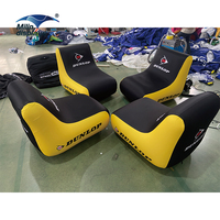 Mobilier gonflable publicitaire pour événements extérieurs : sièges, tables et chaises personnalisables avec logo pour la promotion de marques et la publicité d'événements sportifs