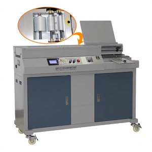Máquina Encuadernadora de Libros Automática con Pegamento Termofusible Disen DSO-50A+ con Pantalla LCD, Grosor de 50 mm, Longitud de 380 mm - Product Image 1