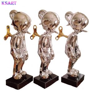 Personnalisé Dessin Animé Chat <span class=keywords><strong>Femme</strong></span> Sculpture Résine Fibre de Verre Centre Commercial Galerie Collection Arts Artisanat Vitrine Chat Démon Décoration - Product Image 6