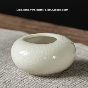 Maceta de Cerámica Simple Estilo Pino, Mini Huevo de Ganso, Calibre Pequeño, Duradera, Transpirable, para Escritorio, Hogar, Color Verde - Product Image 6