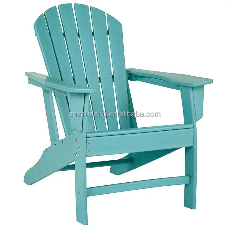 방수 안뜰 정원 플라스틱 옥외 안뜰 adirondack 정원 여가 나무로 되는 대 목제 바닷가 의자