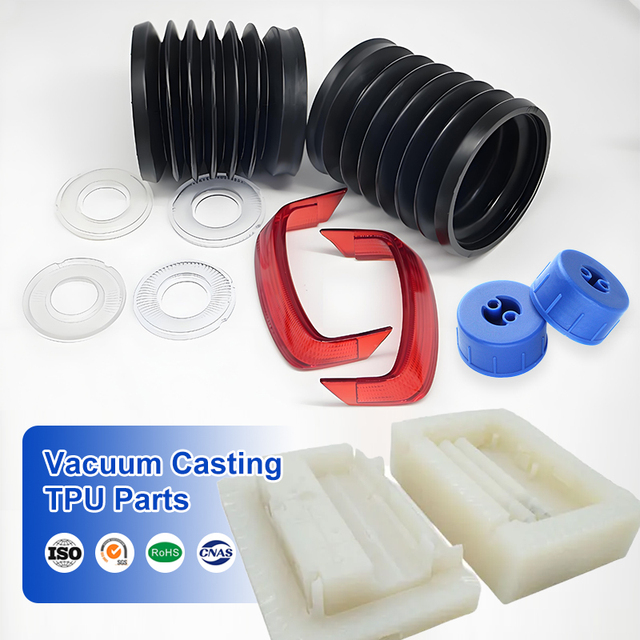 Precision Liquid Silicone TPU TPR Vacuum Casting Service for Seals Gaskets Medical Grade Rubber Components Custom Molded Parts