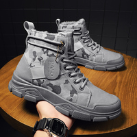 Bottes en coton populaires produit publicitaire hiver bottes de Camouflage pour hommes populaires mode décontracté chaud hommes bottes Plus coton désert