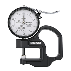 Medidor de Espesor de Carátula Mitutoyo 7301A Original, Rango 0-10 mm, Graduación de 0.01 mm, Medidor de Espesor de Alta Precisión con Husillo de Cerámica - Product Image 3