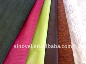 100% โพลีเอสเตอร์กาวกลับขน Faux หนังสังเคราะห์หนังนิ่มพันธะโซฟาผ้า - Product Image 2