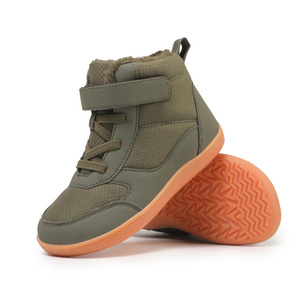 Yoris cálido invierno zapatos descalzos todos los días lluvia nieve minimalista niño <span class=keywords><strong>niñas</strong></span> niños grandes botines de punta ancha - Product Image 1