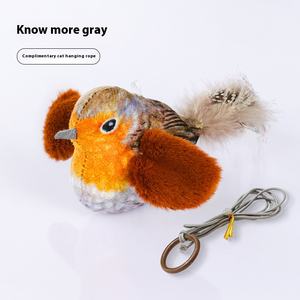 Giocattolo interattivo di esercizio di <span class=keywords><strong>caccia</strong></span> al gatto intelligente con ali svolazzanti attivate al tocco elettrico - Product Image 5