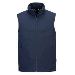 PORTWEST - TK22NARXXXL Print and Promo Softshell Gilet (2L), Navy - EAN 5036108403929 WORK JACKETS SUMMER SOFTSHELL JACKETS - Product Image 1