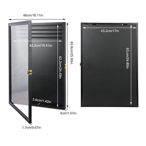 Espositore per Medaglie con Clip per Distintivi, Porta Premi Sportivi in Legno Nero per Collezionisti - Product Image 4
