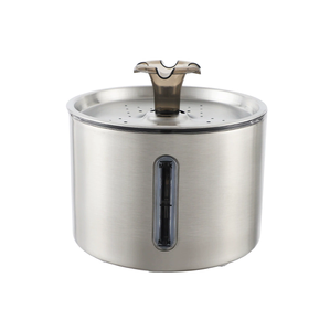 Fontanella d'Acqua Automatica per <span class=keywords><strong>Gatti</strong></span> in Acciaio Inox con Doppia Uscita e Flusso Ultra Silenzioso - Product Image 3