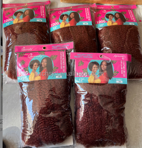 Estensioni per Dreadlock Afro Kinky Curly Pre-stirate da 12 pollici, 100g, Super Economiche, per Riparazione Loc e Twists, Disponibili - Product Image 1