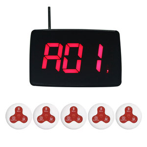 Nhà Hàng Không Dây Waiter Nút Gọi Hệ Thống Bảng Đặt Hàng Chuông Hiển Thị Bảng Điều Chỉnh Cho Dịch Vụ Nhanh Chóng - Product Image 1