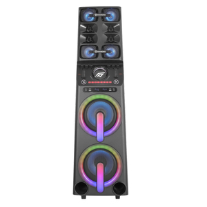 Altavoz Profesional Activo para DJ <span class=keywords><strong>de</strong></span> Escenario, Inalámbrico TWS FM para Exteriores, con Woofer Doble <span class=keywords><strong>de</strong></span> 10 Pulgadas, 2 Vías, 360W <span class=keywords><strong>de</strong></span> Potencia y 18 Tipos <span class=keywords><strong>de</strong></span> Modo DJ - Product Image 1